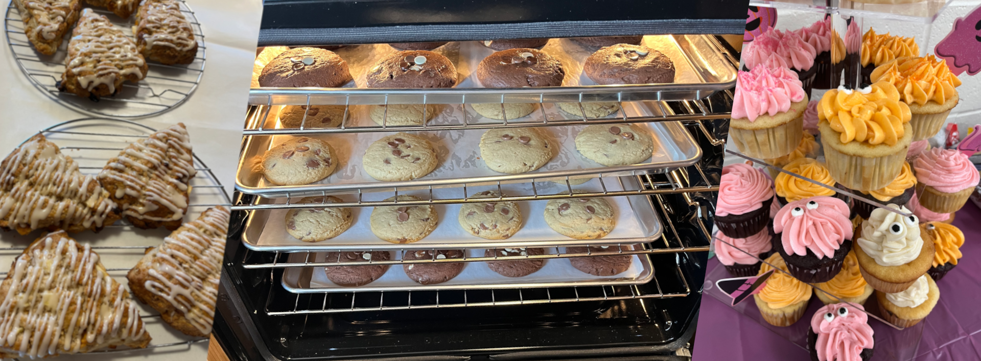 Images of Scones, Cookies and Cupcakes